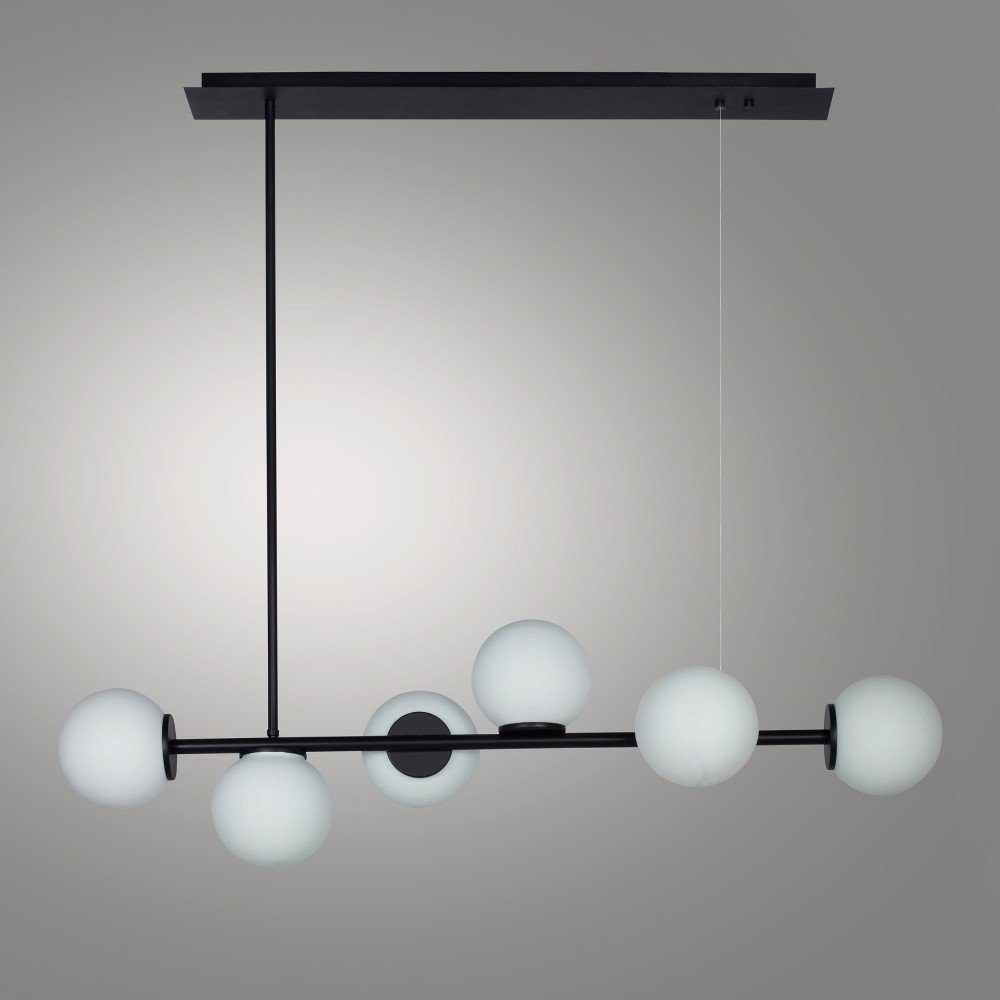 PLAFON DE TECHO 6L BOCHA NEGRO